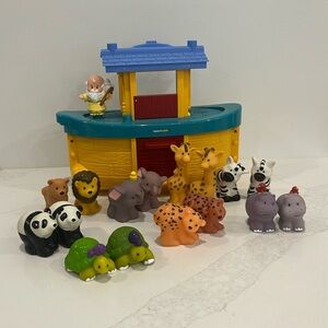 Fisher-Price Noah's Ark Playset with Colorful Animals